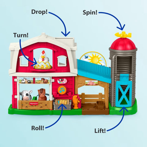 Little People Caring Fun Animal Farm Playset JCW65
