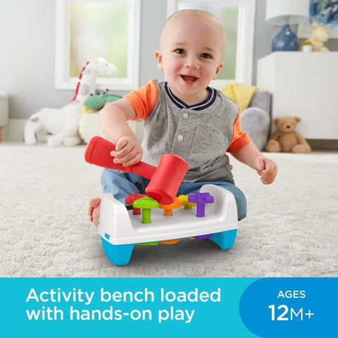 Tap & Turn Bench Pretend Tools 2-Sided Toy GJW05