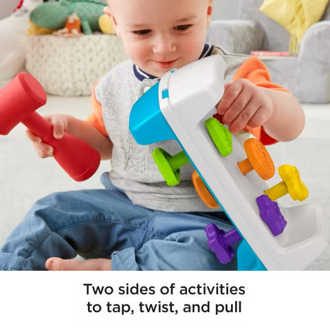 Tap & Turn Bench Pretend Tools 2-Sided Toy GJW05