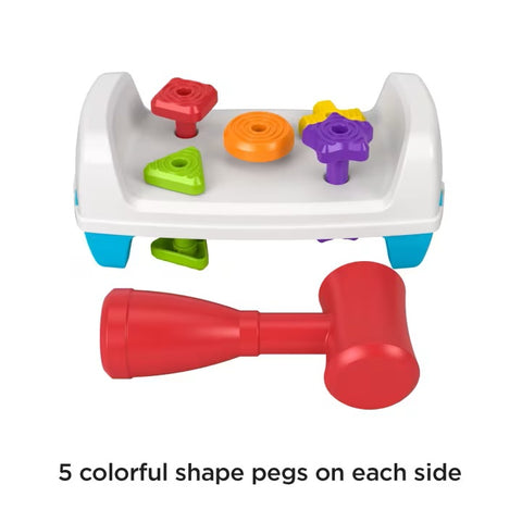 Tap & Turn Bench Pretend Tools 2-Sided Toy GJW05