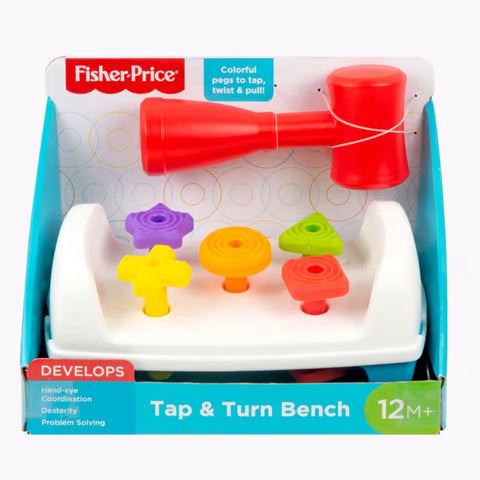 Tap & Turn Bench Pretend Tools 2-Sided Toy GJW05