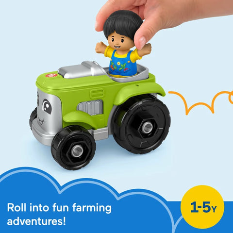 Little People Tractor Farm Toy & Figure Set For Toddlers HPX87