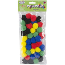 Primary 1.25-Inch Pom Poms KC2011-A