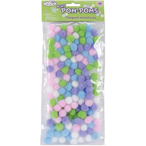 Pastel 0.5-inch Pom Poms KC208-B