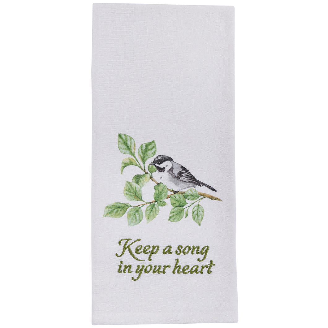 Keep a Song in Your Heart Dishtowel 7499