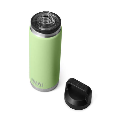 Key lime YETI Rambler 26 oz bottle with chug cap