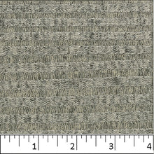Khaki, Daisy Glitter Rib Knit Fabric FA1449