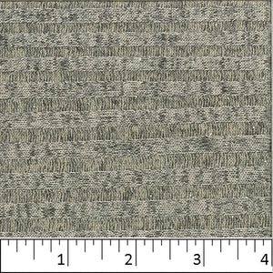 Khaki, Daisy Glitter Rib Knit Fabric FA1449