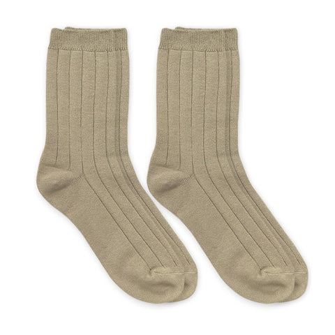Jefferies 2 pairs boys' uniform crew socks in khaki