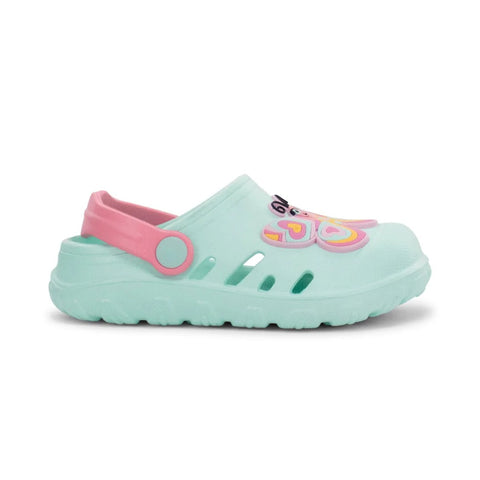Western Chief Girls' Easies Butterfly Clog side view