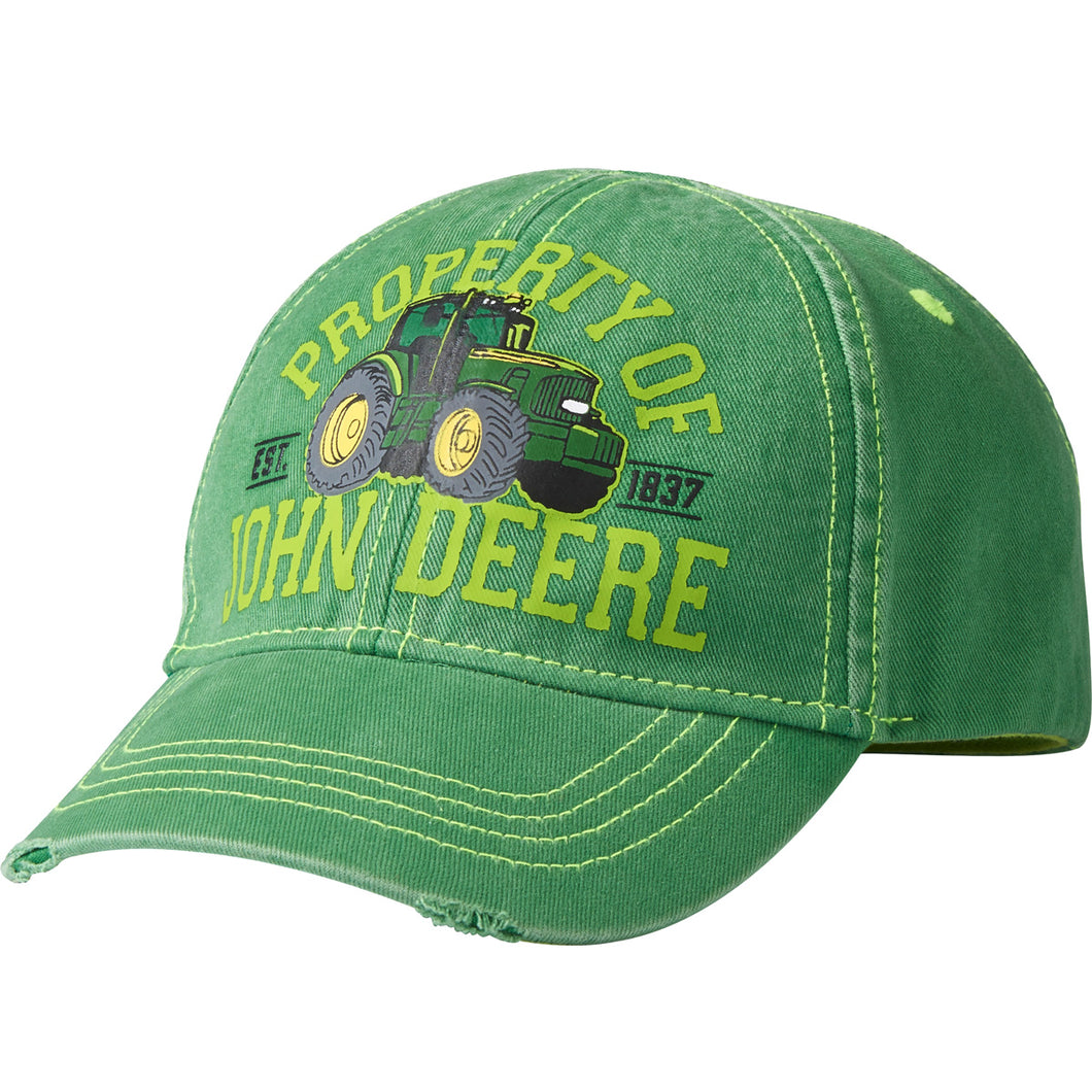 Green John Deere cap