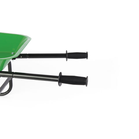 Handles of wheelbarrow