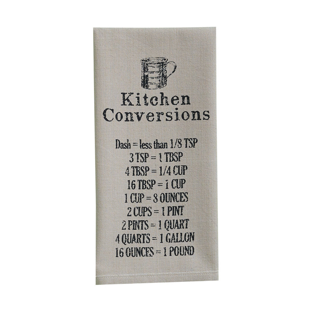 Kitchen Conversions Printed Dishtowel 73-224