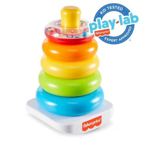 Rock-A-Stack Ring Stacking Toy With Roly-Poly Base For Infants GKW58
