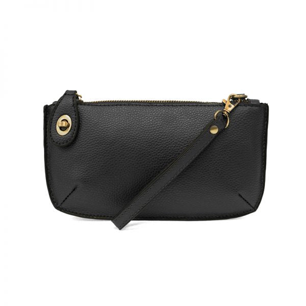 Black Mini Crossbody Wristlet Clutch L8000-00