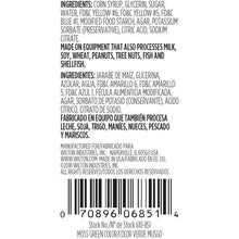 Label for icing color