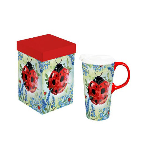 ladybug, Ceramic Perfect Cup with Gift Box TK2