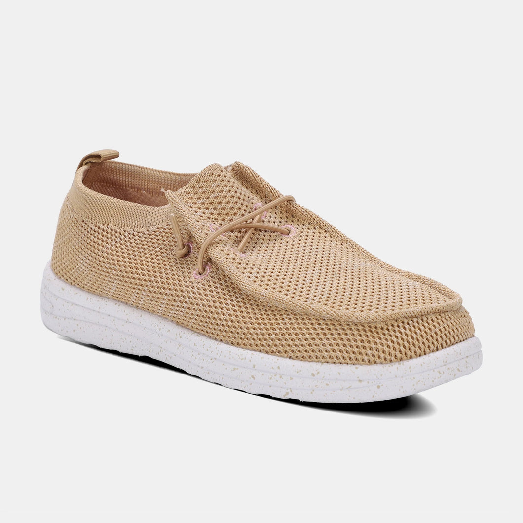 Beige Women's Michelle Canvas Slip on Shoes 