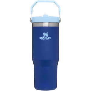 Stanley The IceFlow 30 oz Vacuum Insulated Straw Tumbler in Lapis blue