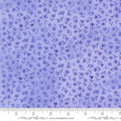lavender, Delphinium Collection Small Floral Cotton Fabric 24654