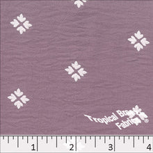 lavender, Dream Crepe Paint Print Polyester Fabric 042514