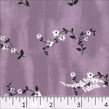 lavender, Koshibo Tiny Floral Print Polyester Fabric 048518
