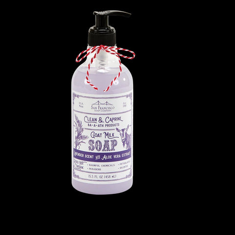 San Francisco Soap Company Clean & Caprine Goat Milk Hand Soap Lavender scent