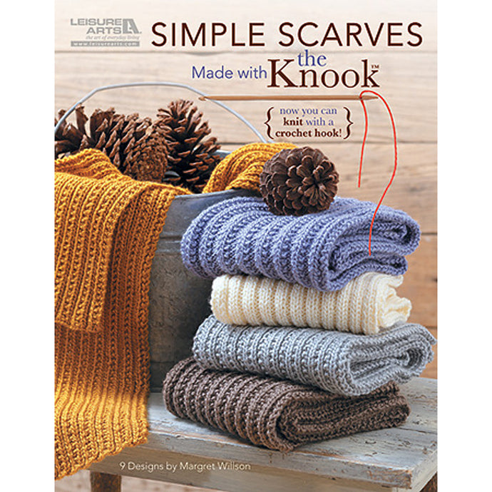 Simple Scarves Made with the Knook