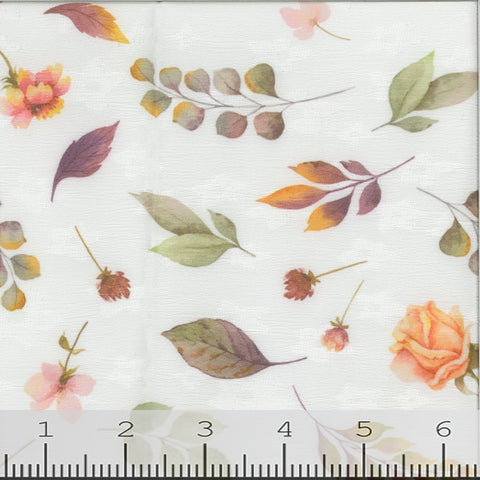 Floral Polyester Fabric 00010