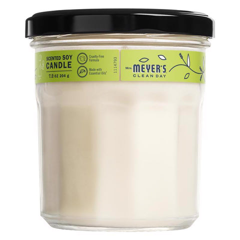 Mrs. Meyers Clean Day soy wax candle in lemon verbena scent