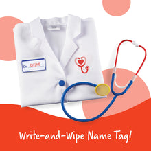 Write-and-Wipe Name Tag!