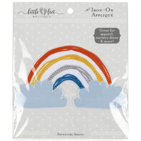 Adventure Awaits Rainbow Iron-On Applique LFBPAT PNBW