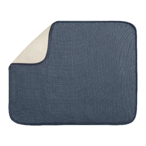 Large Pewter Microfiber Drying Mat