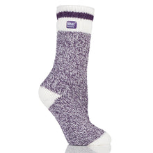 Purple Women's Snowdrop Original Block Twist Socks LH1016PUR