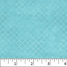 Extra Wide Trellis Cotton Fabric light blue