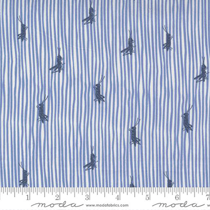 Garden Society Cotton Fabric Collection light blue