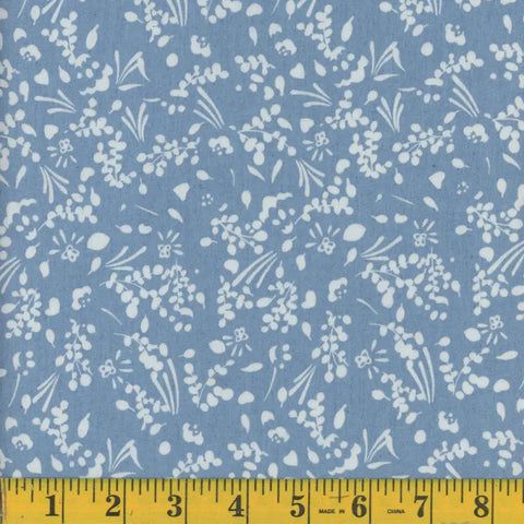 Small Floral Print Poly Cotton Fabric 137338