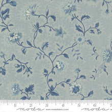 Bleu de France Collection Small Floral Cotton Fabric Light Blue