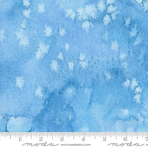 Floribunda Collection Basic Watercolor Cotton Fabric 8433 light blue