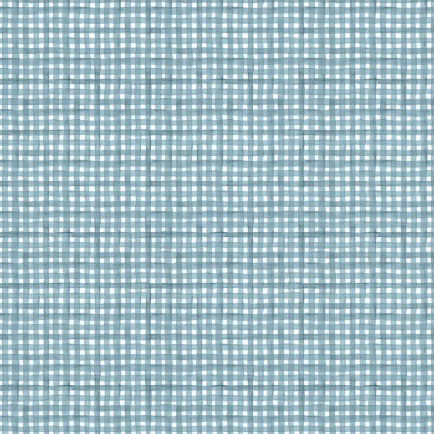 light blue, Glorious Fall Collection Gingham Cotton Fabric 33913