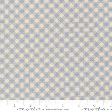 light blue, My Secret Garden Collection Gingham Cotton Fabric 20987