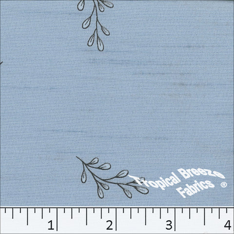 light blue, Polyester Print Fabric 045610