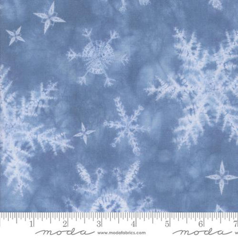 light blue, Winter Chill Collection Snowflakes Cotton Fabric 48100