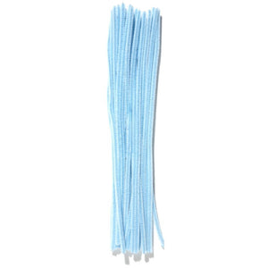 Light blue pipe cleaners