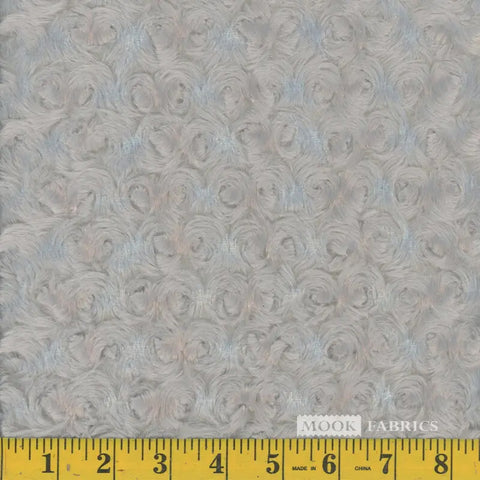 light gray, Rose Plush Polar Fleece Fabric