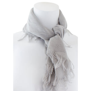 Light gray scarf