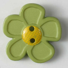 Light green flower button