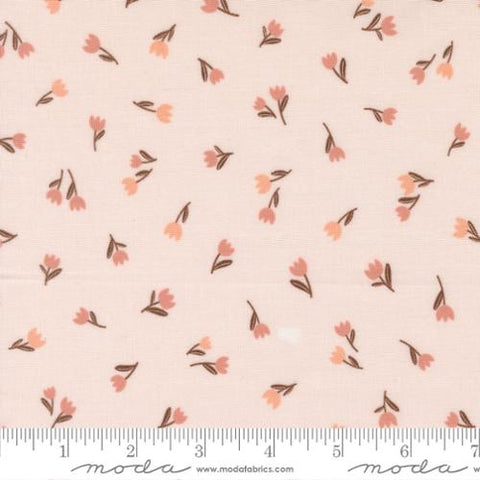 light pink, Blossoms and Blooms Collection Tulips Cotton Fabric 39055