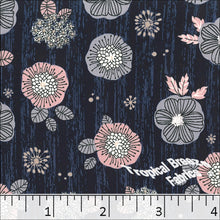 Koshibo Blossom Print Polyester Fabric 048314 light pink