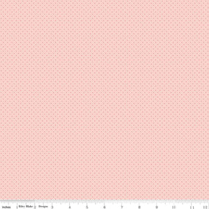 Spring Gardens Collection Swiss Dot Cotton Fabric C14116 light pink